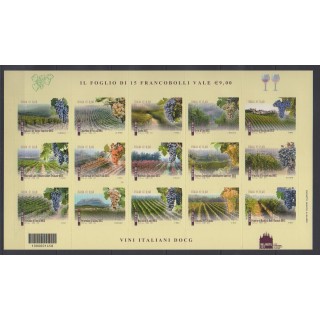 Timbres - Italie - 2012 - No 3268/3282 - Fruits ou légumes - Gastronomie