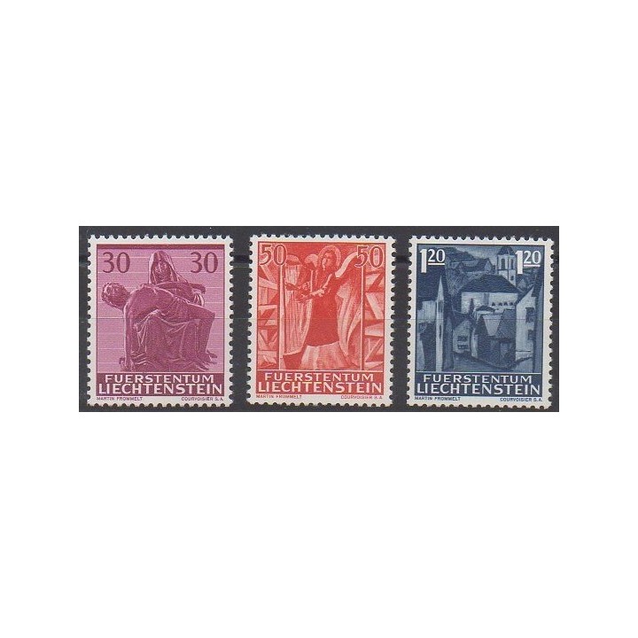 Stamps - Lienchtentein - 1962 - Nb 370/372 - Easter