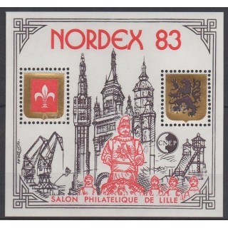 Timbres - Thème sites  - France - Feuillets CNEP - 1983 - No CNEP 4