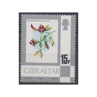 Stamps - Gibraltar - 1980 - Nb 415 - Flowers