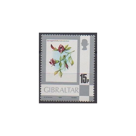 Gibraltar - 1980 - No 415 - Fleurs