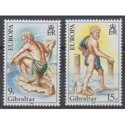 Gibraltar - 1981 - Nb 418/419 - Folklore - Europa
