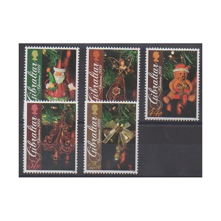 Stamps - Gibraltar - 2009 - Nb 1354/1358 - Christmas