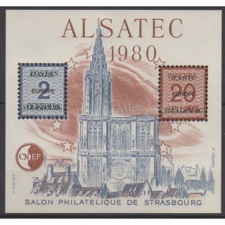 Timbres - Thème églises - France - Feuillets CNEP - 1980 - No CNEP 1