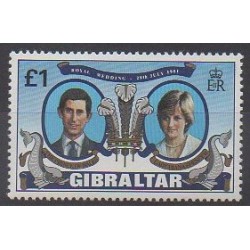 Gibraltar - 1981 - No 429 - Royauté - Principauté
