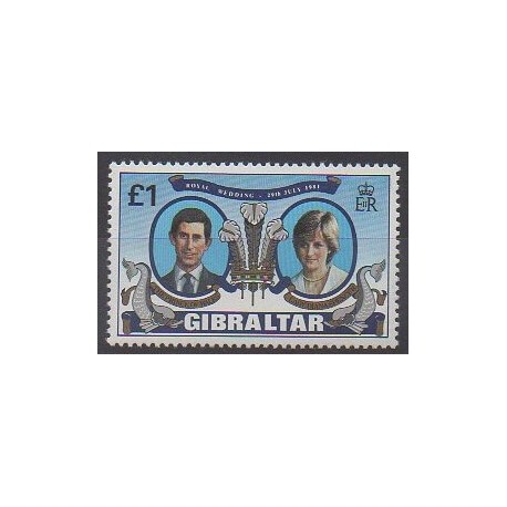 Gibraltar - 1981 - Nb 429 - Royalty