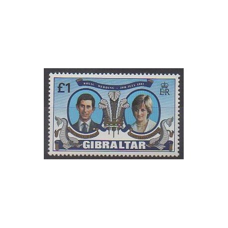 Gibraltar - 1981 - No 429 - Royauté - Principauté