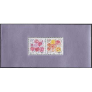 Timbres - Thème roses - France - Bloc souvenir - 2015 - No BS 111