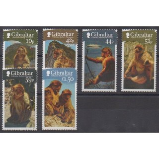 Stamps - Gibraltar - 2011 - Nb 1437/1442 - Mamals