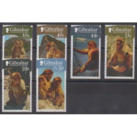 Gibraltar - 2011 - No 1437/1442 - Mammifères