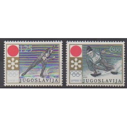 Yugoslavia - 1972 - Nb 1331/1332 - Winter Olympics
