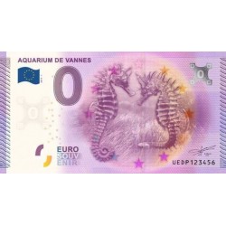 Euro banknote memory - 56 - Aquarium de Vannes - 2015