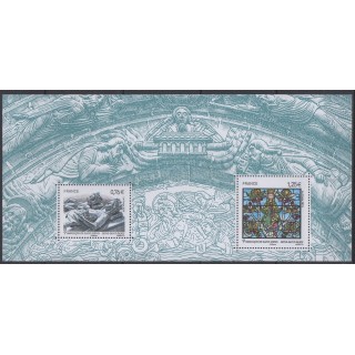 Timbres - Thème églises - France - Bloc souvenir - 2015 - No BS 109