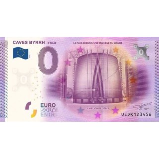 Billet souvenir - Caves Byrrh - 2015