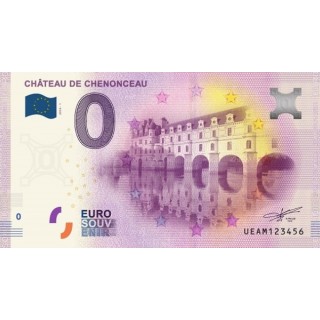 Billet souvenir - Château de Chenonceau - 2015