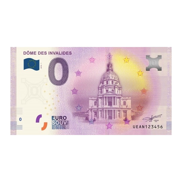 Billet souvenir - Dôme des Invalides - 2015