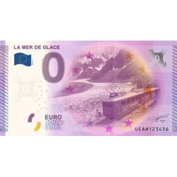 Euro banknote memory - 74 - La mer de glace - 2015