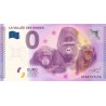 Billet souvenir - La vallée des singes - 2015