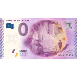 Billet souvenir - Les grottes de Lacave - 2015