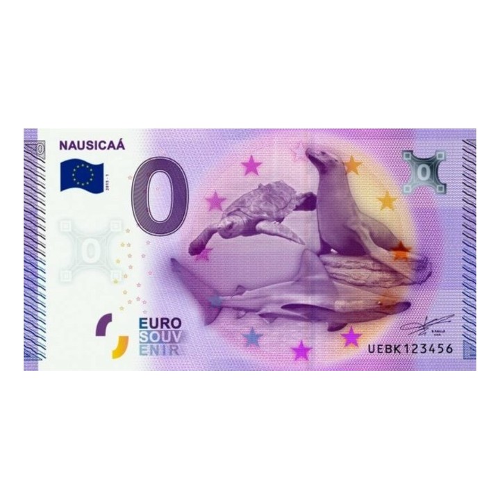 Billet souvenir - Nausicaa - 2015