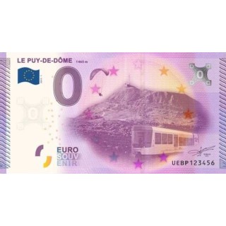 Billet souvenir - Orcines le Puy-de-Dome - 2015