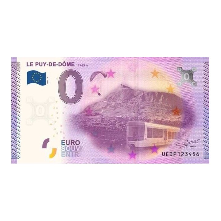 Billet souvenir - Orcines le Puy-de-Dome - 2015