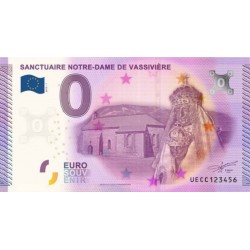 Euro banknote memory - 63 - Sanctuaire Notre-Dame de Vassivière - 2015