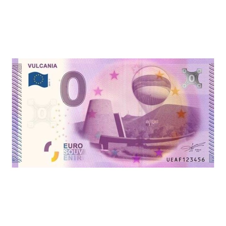 Billet souvenir - Vulcania - 2015