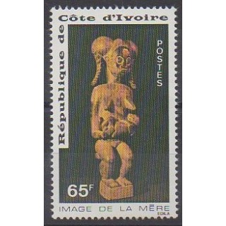 Stamps - Ivory Coast - 1976 - Nb 398 - Art
