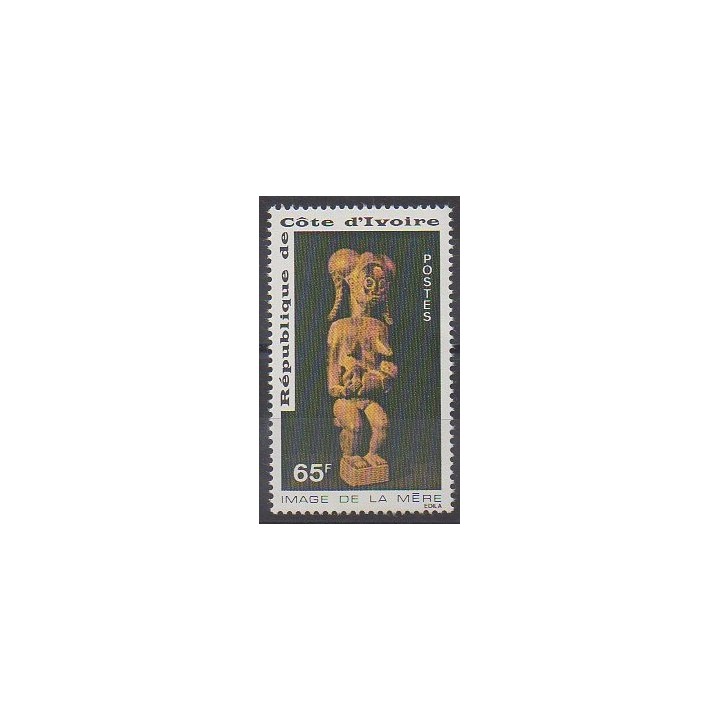 Stamps - Ivory Coast - 1976 - Nb 398 - Art