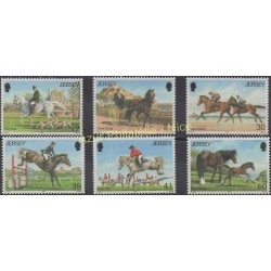 Jersey - 1996 - Nb 748/753 - Horses