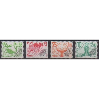 Stamps - France - Precancels - 1978 - Nb P150/P153 - Horoscope