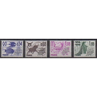 Timbres - France - Préoblitérés - 1977 - No P146/P149 - Horoscope