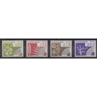 Stamps - France - Precancels - 1984 - Nb P178/P181