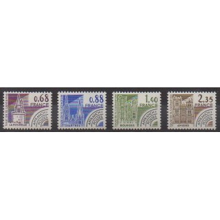 Timbres - France - Préoblitérés - 1979 - No P162/P165 - Églises