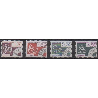 Timbres - France - Préoblitérés - 1987 - No P194/P197