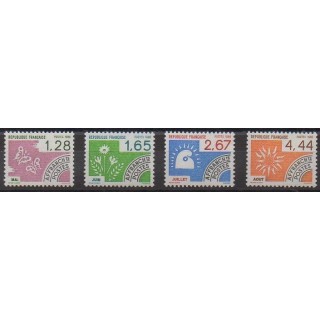 Timbres - France - Préoblitérés - 1986 - No P190/P193
