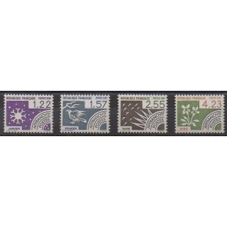 Timbres - France - Préoblitérés - 1985 - No P186/P189