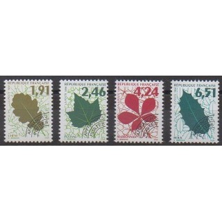 Stamps - France - Precancels - 1994 - Nb P232/P235 - Trees