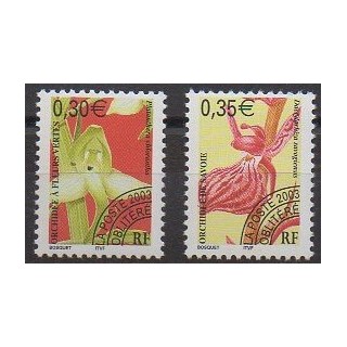 Stamps - France - Precancels - 2003 - Nb P246/P247 - Orchids