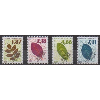 Stamps - France - Precancels - 1996 - Nb P236/P239 - Trees