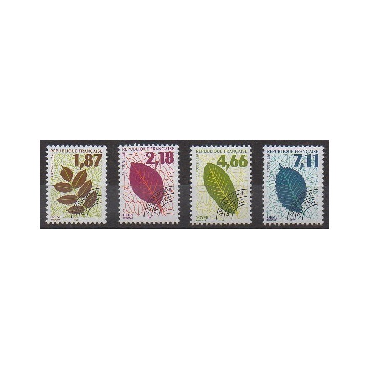 Timbres - France - Préoblitérés - 1996 - No P236/P239 - Arbres