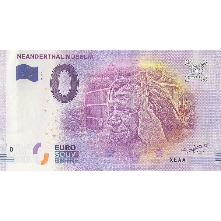 Billet souvenir touristique - 2018-1 - Neanderthal museum - (Rhénanie-du-Nord-Westphalie)