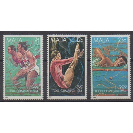 Malta - 1984 - Nb 691/693 - Summer Olympics