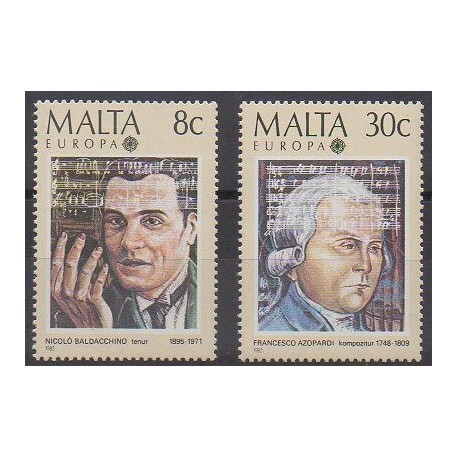 Malta - 1985 - Nb 707/708 - Music - Europa