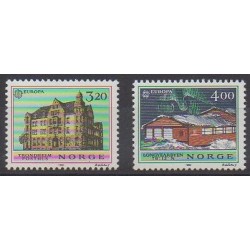 Norvège - 1990 - No 1005/1006 - Service postal - Europa