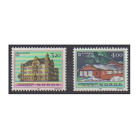 Norway - 1990 - Nb 1005/1006 - Postal Service - Europa