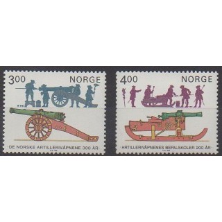 Stamps - Norway - 1985 - Nb 877/878 - Military history