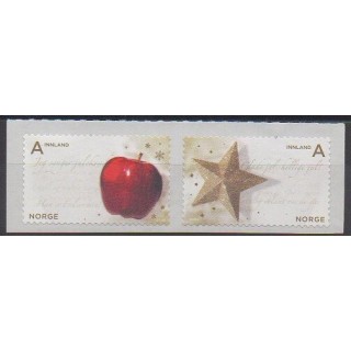 Timbres - Norvège - 2009 - No 1647/1648 - Noël