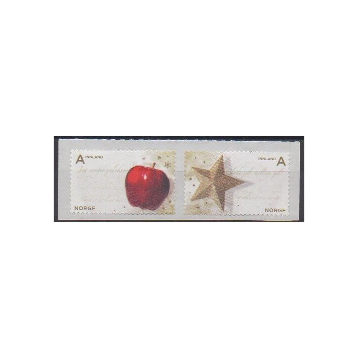 Timbres - Norvège - 2009 - No 1647/1648 - Noël